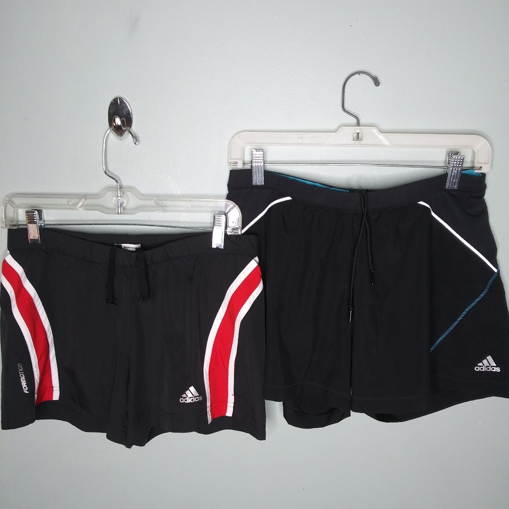 2 Pair Of Adidas Formotion Clima365 Running Shorts